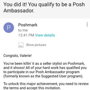 Finally made Posh Ambassador 🤗🤗🤗